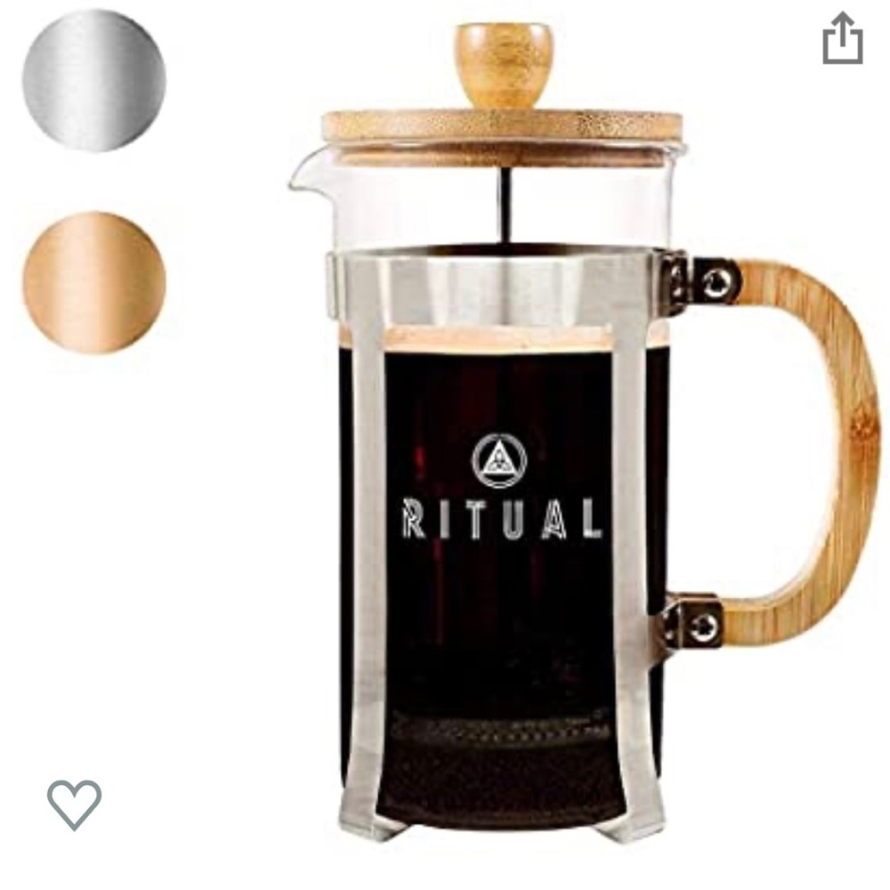 Ritual French Press coffee maker.
